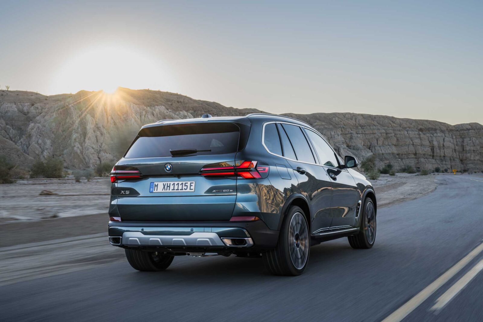BMW X5 on the open road