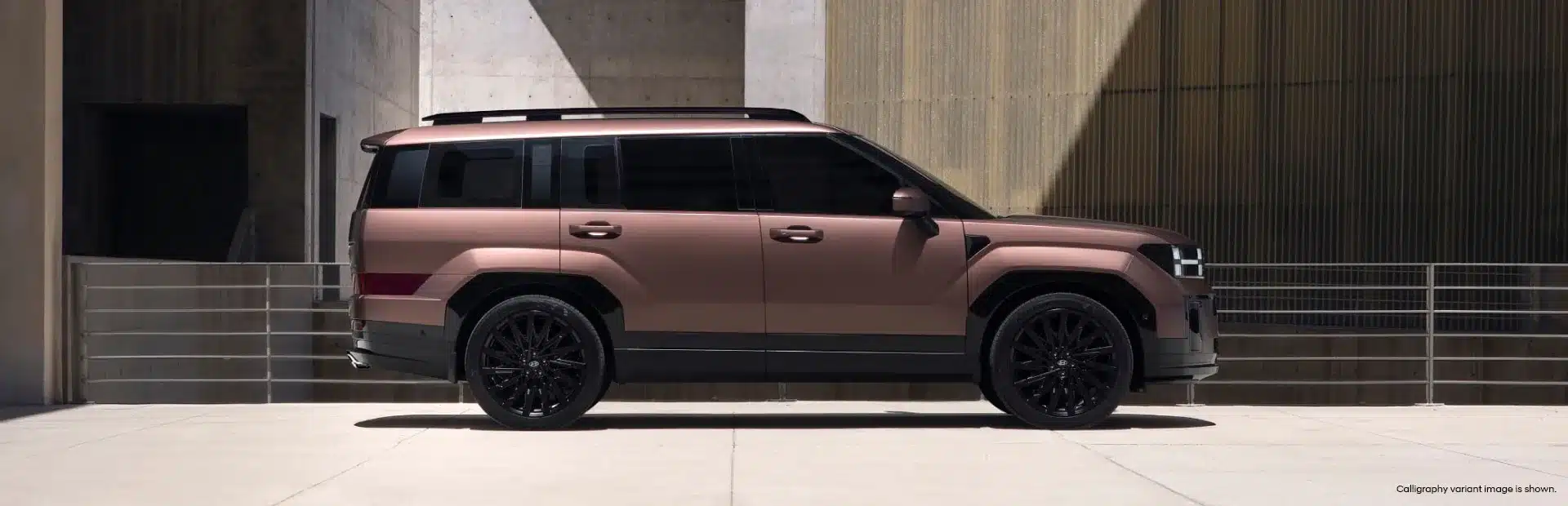 Hyundai Santa Fe parked outdoors